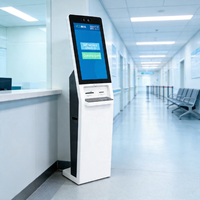 Kiosque de check-in en libre-service personnalisé, distributeur automatique de tickets de file d'attente