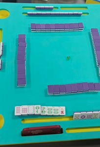 Mahjong flottant américain personnalisé en acrylique gravé, style table, imperméable, rose et violet, pour piscine, plage, fêtes estivales et extérieur - Product Image 6