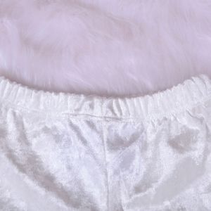 Ac-3 Wholesale Girls <b>Velvet</b> Casual Knitted Plus Size Waterproof Long Leg Ruffle Hem Pants Autumn Winter - Product Image 4