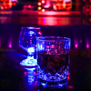 Nhiều màu LED đế lót ly tùy chỉnh tái sử dụng cá nhân vuông Coaster PCB + EVA chất liệu phong cách hiện đại lụa màn hình in - Product Image 5