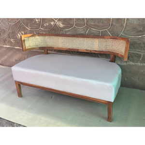 Sofá Individual de Madera Maciza de Estilo Nórdico, Sillón Moderno de Diseño Minimalista para Sala de Estar, Dormitorio y Balcón - Product Image 2