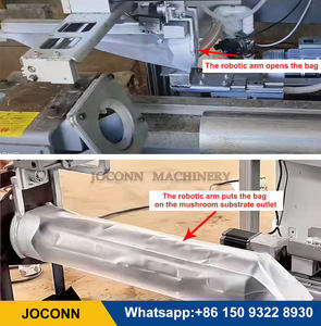 Ensacheuse automatique de sacs de remplissage de substrats de champignons <span class=keywords><strong>pour</strong></span> <span class=keywords><strong>culture</strong></span> de champignons sans travail avec bras robotisé - Product Image 6