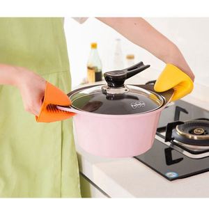 Gant de four en silicone isolant et écologique pour la cuisine domestique, compatible micro-ondes - Product Image 4