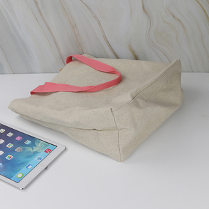 Bolsa de Compras de Yute Ecológica y Duradera con Logotipo Personalizado, Asa de Hombro, Cierre Abierto, para Viajes al Aire Libre y Uso en Supermercados - Product Image 3
