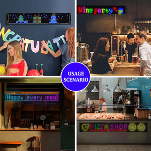 19*133cm programmabile RGB LED flessibile matrice Display 2304/3072 LEDs telecomando IP65 impermeabile <span class=keywords><strong>2</strong></span> anni di garanzia - Product Image 6