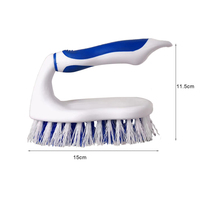 Brosse de nettoyage pour vêtements, tapis et chaussures, poignée ergonomique en PP, EcoClean