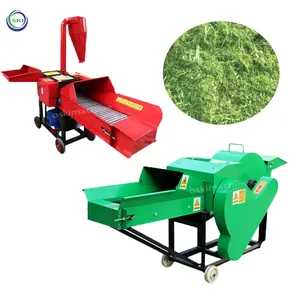 Mini Straw Shredder Agricultural Straw Chopper & Grinder Machine/ Diesel Small Corn Maize Silage Chopper For Sale