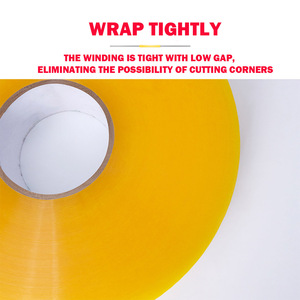 Nhà máy bán buôn tự dính băng Bopp Jumbo CuộN cintas adhesiva trong suốt rõ ràng Nâu Đóng gói băng cho niêm phong carton - Product Image 4