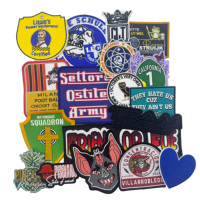 Patch brodé personnalisé grand format pour moto, thermocollant, pour vestes de motard, badges brodés haute densité pour le dos des vestes
