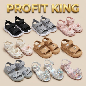 Sandales pour enfants, styles variés, chaussures d'été pour filles et garçons, avec nœuds, perles, dinosaures, voitures, ours, 0-12 ans, fabriquées en Chine, modèle 2026.6 - Product Image 5