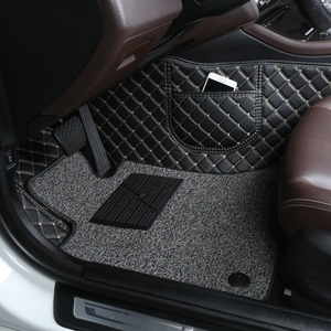 Eco PVC in pelle a doppio strato a forma di diamante perfetto tappetino auto impermeabile per <span class=keywords><strong>Citroen</strong></span> C5 - Product Image 3