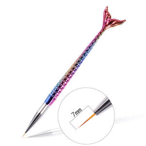 Juego de 3 unid/set de pinceles de Gel <span class=keywords><strong>para</strong></span> uñas, delineador de uñas Nail Art con cambio de Color personalizado, 7/9/11mm - Product Image 3