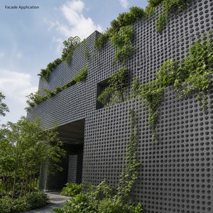 Revêtement de façade en aluminium perforé pour mur-rideau, panneau mural extérieur, enveloppe de bâtiment personnalisée - Product Image 1