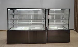 Réfrigérateur de présentation de gâteaux commercial, <span class=keywords><strong>prix</strong></span> d'usine, porte coulissante en verre rectangulaire, réfrigérateur de boulangerie sucrée - Product Image 4
