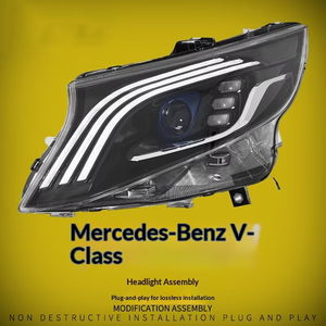 Scheinwerfer-Set für 2016-2023 Mercedes-Benz VITO/V-Klasse W447 12V LED-Tagfahrlicht Upgrade im Maybach-Stil V260 - Product Image 1