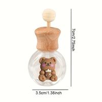 8ml Mini bouteille de parfum de voiture vide verre parfum huile essentielle aromathérapie diffuseur rechargeable parfum pendentif