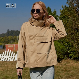 Outillage grandes poches brillant imperméable coton manteau profil <span class=keywords><strong>mi</strong></span>-<span class=keywords><strong>long</strong></span> épaissi coupe-vent femmes - Product Image 1
