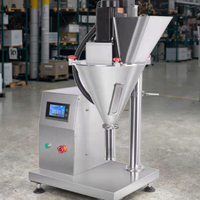 Machine de remplissage automatique à vis sans fin en acier inoxydable 304, dosage automatique, pesage, mise en bouteille, farine, épices, sel, sucre, protéines, poudre sèche