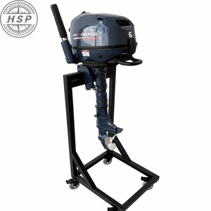 Langlebiger OEM HSP Marine Aluminium-Legierung Lenkhebel-Steuerung Benzin Manueller Start 2-Zylinder Bootsmotor 2-Takt 6PS Außenbordmotoren - Product Image 3