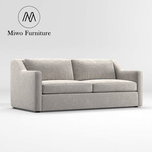 Nórdico ahorrar espacio multiusos apartamento moderno sala de estar 3 2 asientos sofá de lujo blanco Queen Sleeper plegable futón sofá cama - Product Image 3