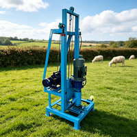 MIKTON MKD-110D 110m Petite Foreuse Électrique Portable pour Puits d'Eau, Mini-Appareil de Forage pour Usage Domestique et Agricole