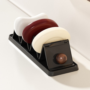 Foldable Drainable Soap Holder Rectangular Pet Material Minimalist Design For Bathroom Washbasin Storage Rack - Product Image 2