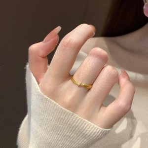 Exquisite Gold Color Finger Rings for Women Fashion Design Opening Ring Daily Jewelry Accessories - Product Image 2