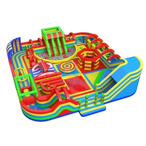 Château gonflable personnalisable pour l'extérieur, structure gonflable pour parc d'attractions, parc à thème, aire <span class=keywords><strong>de</strong></span> jeux gonflable pour enfants - Product Image 1
