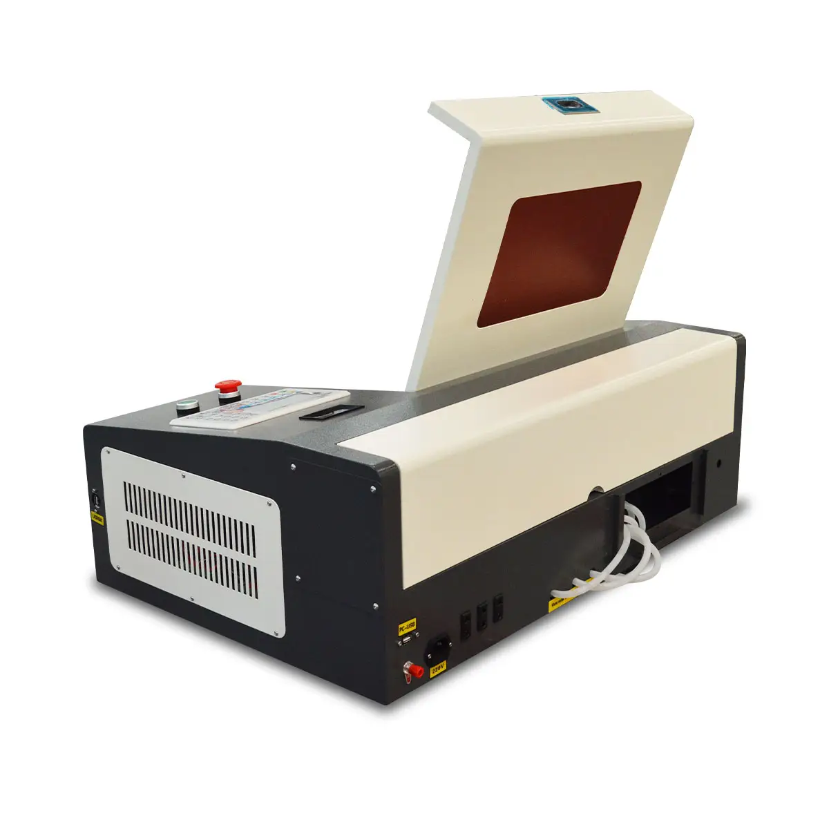 3020 pequeño grabador láser 40W 50W máquina de sello de goma láser máquina de tallado láser