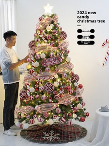Ensemble de décoration de Noël pour la maison, petit <span class=keywords><strong>sapin</strong></span> artificiel de 18 mètres, <span class=keywords><strong>sapin</strong></span> illuminé de style Instagram, célèbre sur Internet - Product Image 3