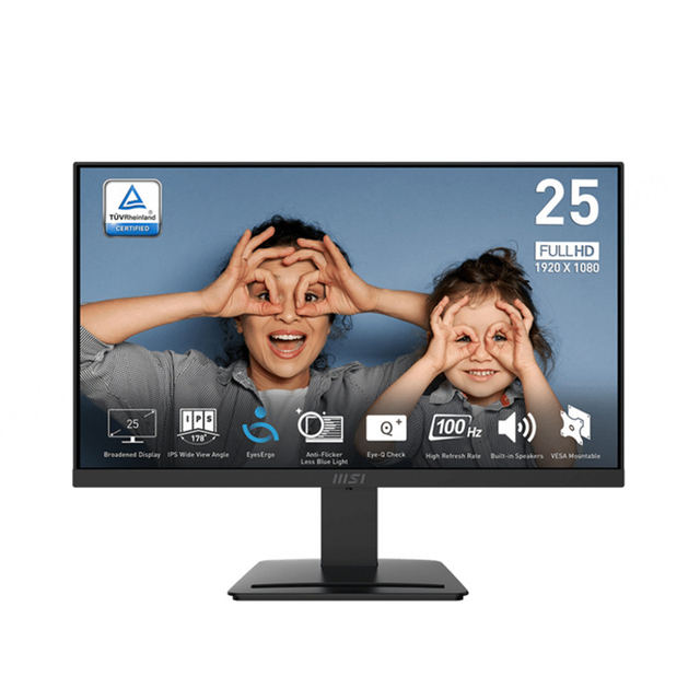 For MP253 25-Inch 100Hz IPS LED Monitor Built-In Sound USB VGA New 2-Year Warranty 99% SRGB 2ms Response Desktop Business Use