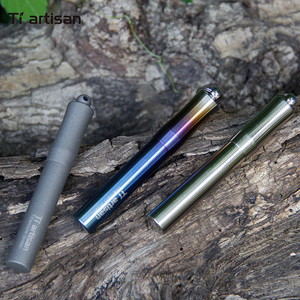 Edc Titanium Metalen Noodsituatie Tool Survival Container Met Waterdichte Capsule Afdichting Print Logo Outdoor Stijl Flessenhouder - Product Image 2