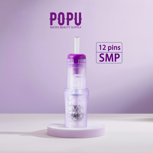 Cartuchos de Microblading SMP desechables estériles profesionales POPU aguja para maquillaje permanente y micropigmentación del cuero cabelludo - Product Image 6