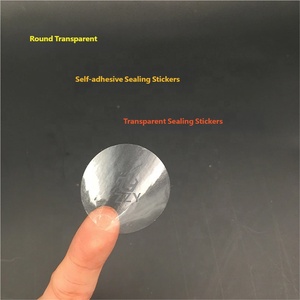 สติกเกอร์ซีลใสแบบแผ่นกลม ป้องกันการแกะ ฉีกขาด หรือเปลี่ยนแปลง  สำหรับบรรจุภัณฑ์อาหาร เครื่องดื่ม และเครื่องสำอาง - Product Image 4