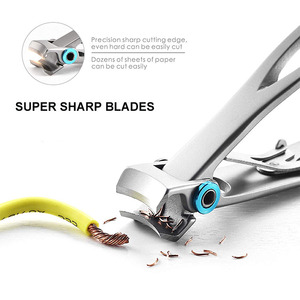 <span class=keywords><strong>Professionale</strong></span> 2 pezzi taglierina in acciaio inox punta <span class=keywords><strong>tagliaunghie</strong></span> forbici <span class=keywords><strong>Set</strong></span> Manicure per unghie con scatola di metallo - Product Image 2