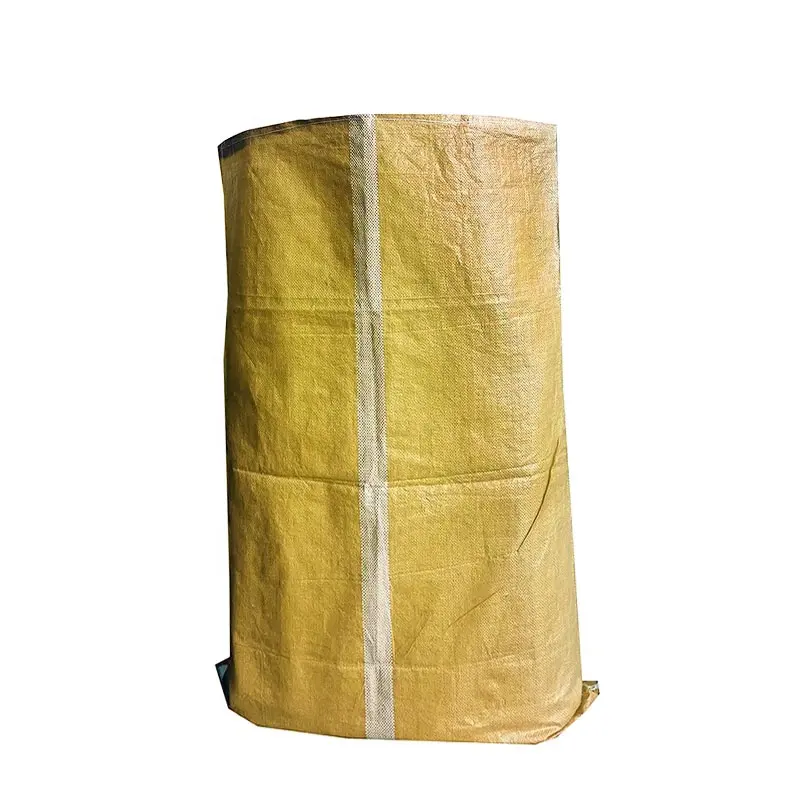 Manufacturer 100% Virgin Colorful Small Sacks 25kg 50kg Polypropylene Sack Yellow PP Woven Bag Sack For Construction