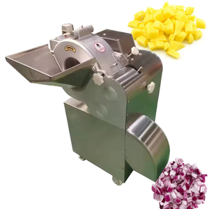 Cortadora de Verduras Pequeña de Uso Comercial para Restaurantes, Máquina para Cortar en Cubos, Rebanadora de Patatas, Picadora de Cebollas, Planta de Procesamiento de Frutas - Product Image 1
