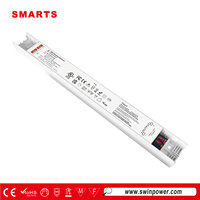 Transformateur LED à courant constant ultra fin 100w Plastique Linéaire Armoire DMX Dim Driver LED 2100mA