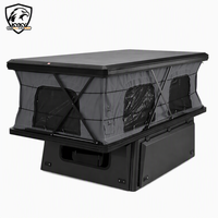 Huntoo Pop-up Truck Camping : Camping-car léger à glissière pour pick-up, coque souple avec tente de toit