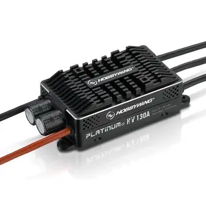 Hobbywing Platinum PRO HV V4 130A BEC / OPTO 5-14S Lipo moule vide ESC sans brosse pour drone RC hélicoptère avion