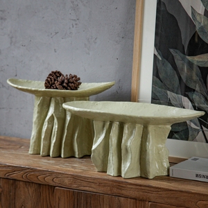 Grand Plateau à Chocolats en Céramique, Design Nordique, Créatif, Luxe Moderne, Abstraite et <span class=keywords><strong>Esthétique</strong></span>, Personnalisable pour Décoration de Mariage et d'Hôtel - Product Image 2