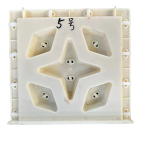 ABS Plastic Breeze <strong>Block</strong> Molds for Exterior Wall and Garden Stone Casting Double-Sided 3D Mold Household Product - Product Image 2