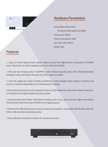 Professional High Quality <strong>CD</strong> Turntable <strong>Player</strong> for Home Use - Product Image 6