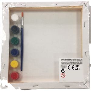Precio barato DIY pintura para colorear pintura niños regalo lienzo pintura Kit niños pintura educativa Kit con 6 pinturas y pincel - Product Image 5