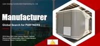 Maison de conteneur de petite ferme modulaire de luxe moderne écologique imperméable 2026, kit de camping instantané, capsule de sommeil, chalet préfabriqué