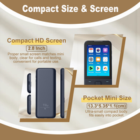 Teléfono Inteligente TIQ MINI M5n Sin Cámara, Función de Privacidad, 4G LTE GMS, Doble SIM, 4+64GB, MTK6761, Android, Mini Teclado