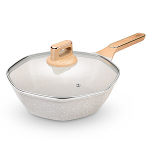 Mini Non-Stick Frying <b>Pan</b> Maifan Stone Coating Titanium Base Double Layer Bottom <b>Induction</b> Compatible Home Use - Product Image 3