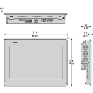 HMIST6600 หน้าจอสัมผัส HMI ของแท้ใหม่ คุณภาพสูง ความละเอียด 1280x800 ขนาด 4:3 สำหรับพีซีอุตสาหกรรม อินเทอร์เฟซระหว่างมนุษย์กับเครื่องจักร - Product Image 4
