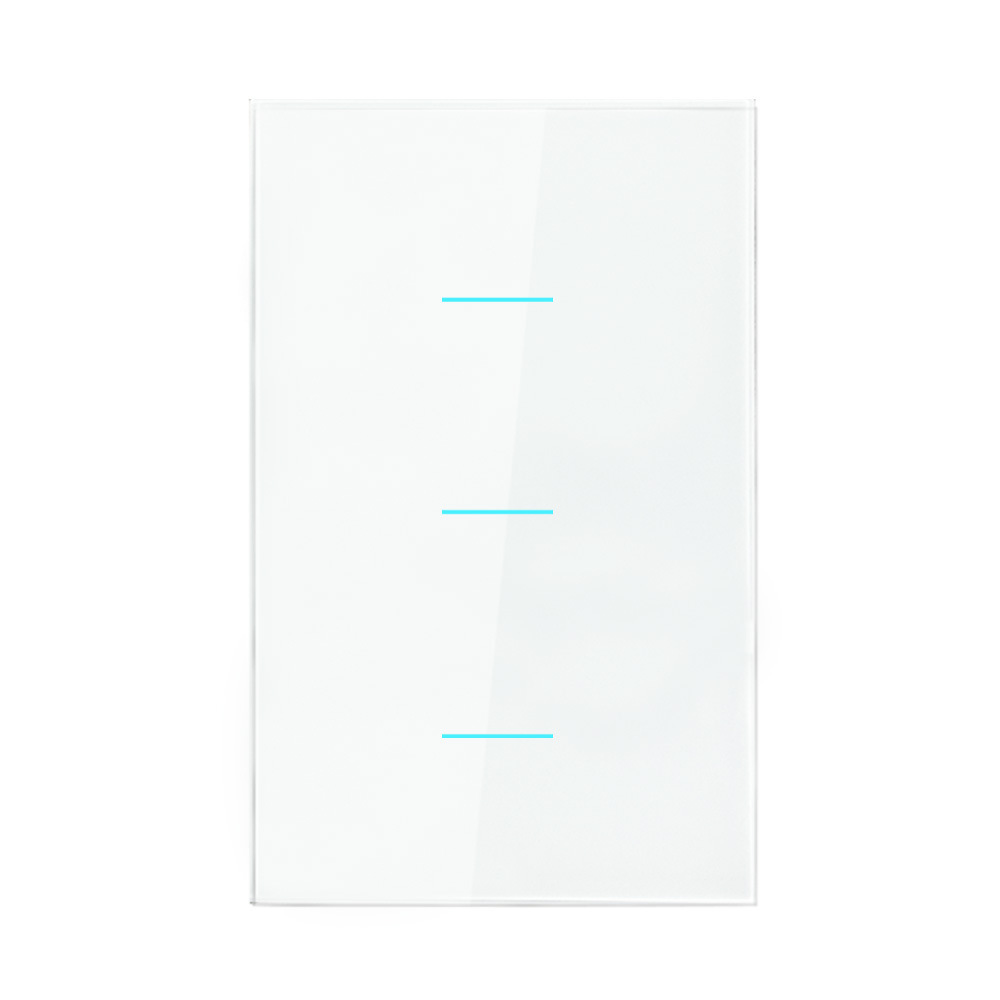 Blanco Zigbee 3Gang con línea neutra