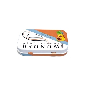 Boîte en métal personnalisable avec logo imprimé, motif, couvercle rabattable, boîte à bonbons, boîte à cigarettes, petite boîte en fer - Product Image 6